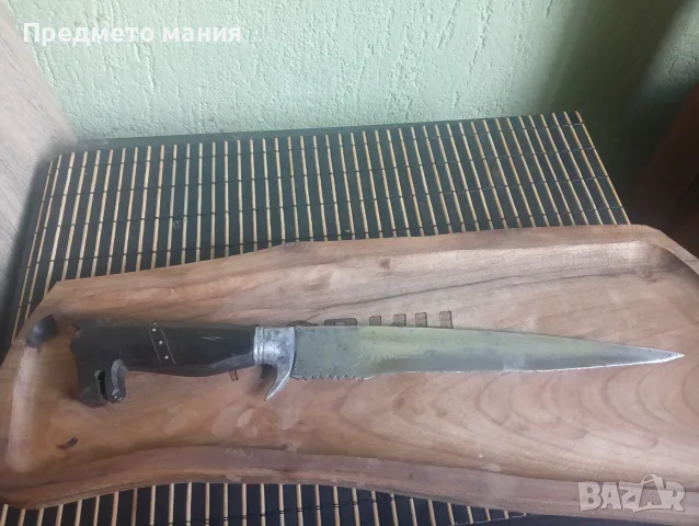 Нож с уникална дървена дръжка, снимка 7 - Ножове - 55887828