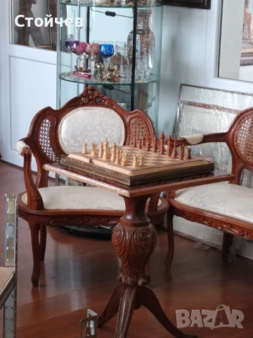 Комплект диван с два фотьойла , снимка 3 - Дивани и мека мебел - 51285980