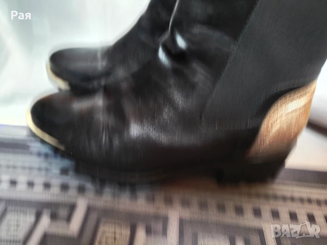 Дамски кожени боти, снимка 14 - Дамски боти - 50673329