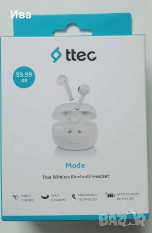 Безжични слушалки Ttec , снимка 3 - Безжични слушалки - 53132025