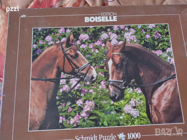 Пъзел "Two Stallions" Edition Boiselle Schmidt 2010г. 1000 части 