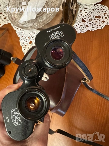Бинокъл, Jenoptem, Carl Zeiss Jena, DDR, 10x59W, в калъф, снимка 2 - Други ценни предмети - 54220783