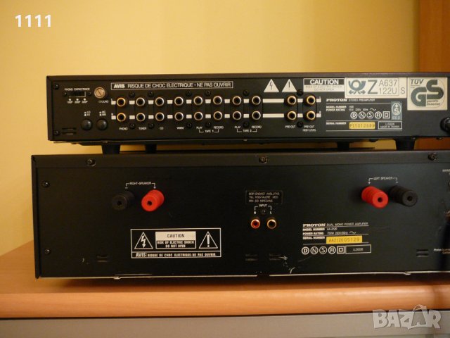 PROTON AA-2120 I 1100, снимка 5 - Ресийвъри, усилватели, смесителни пултове - 35348833
