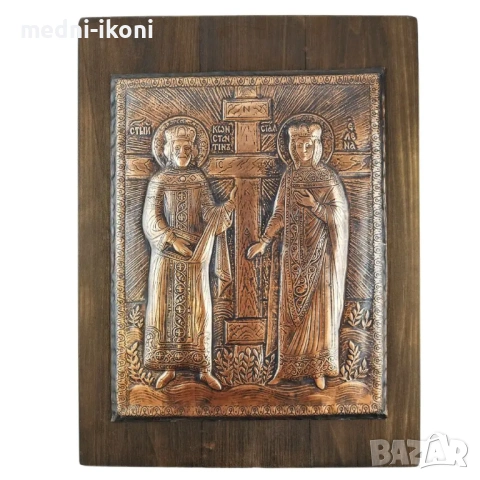 ИКОНА ГОЛЯМА СВЕТИ СВЕТИ КОНСТАНТИН И ЕЛЕНА