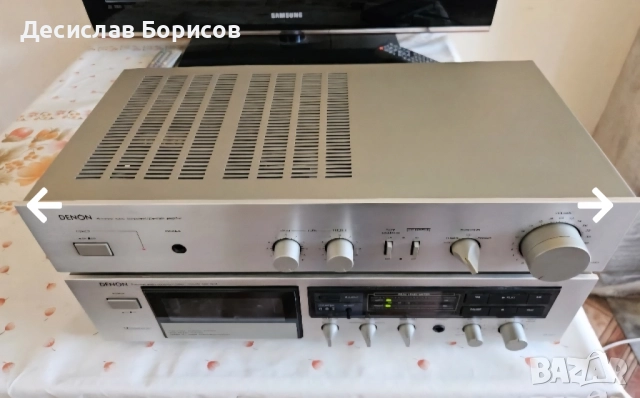 Denon усилвател+дек, снимка 2 - Аудиосистеми - 51915873