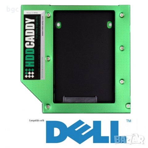 Адаптер за Втори Диск HDD/SSD за Лаптоп Dell Latitude E6320 E6420 E6520 E6330 E6430 Кеди Втори Диск , снимка 2 - Части за лаптопи - 30497694