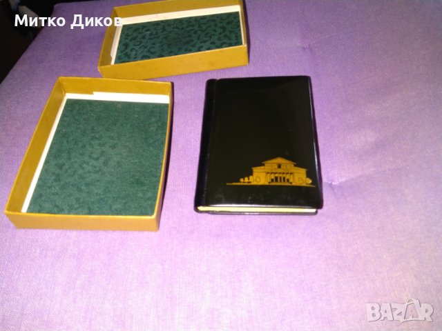 Колекционерско ново тефтерче винтидж СССР 111х78х16мм за адреси и телефони азбучник тв.корици