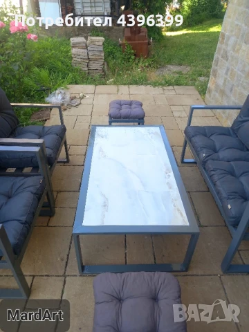 градинска маса с размери 130/70/42, снимка 4 - Градински мебели, декорация  - 50741157