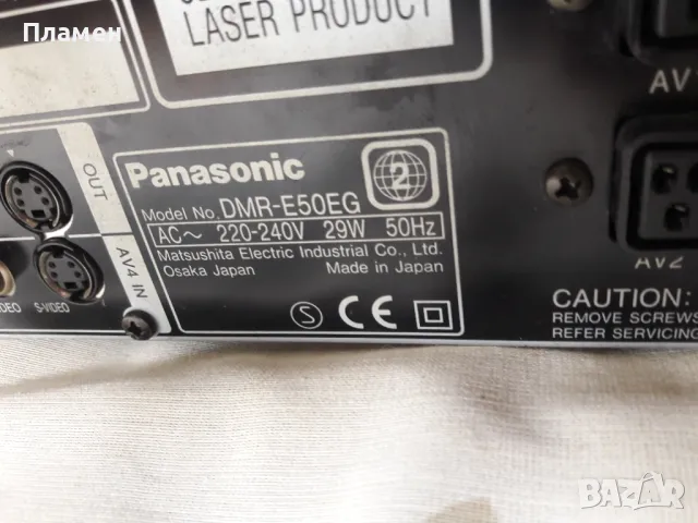 DVD Panasonic DMR-E50, снимка 9 - Плейъри, домашно кино, прожектори - 50008608