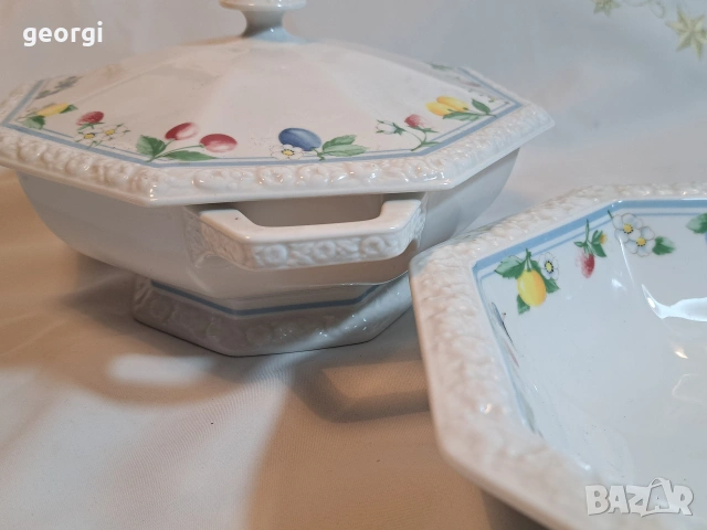 порцеланов супник с купа за зеленчуци Rosenthal Classic rose 31/6