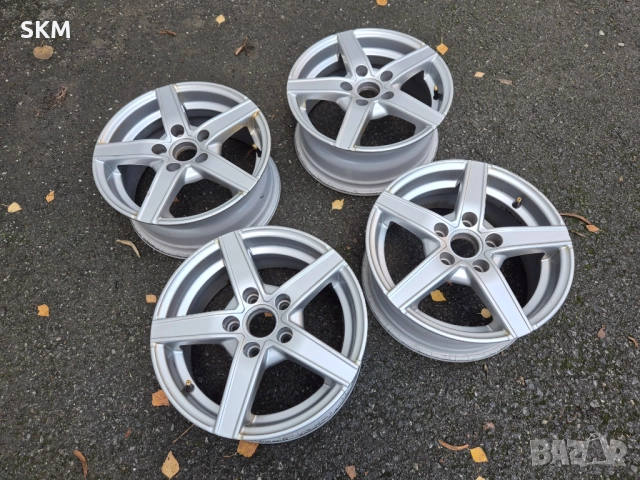 15ки джанти Dezent VW/Seat/Audi/Skoda със зимни гуми 2022г. ДОТ zimni