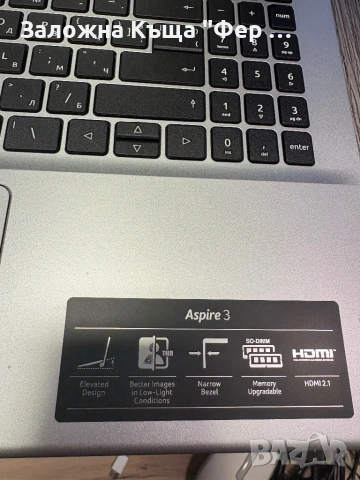 Лаптоп Acer Aspire a315-59-39m9, снимка 4 - Лаптопи за работа - 53075786