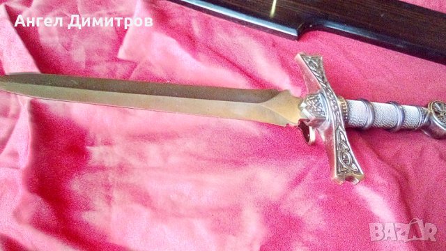 Страхотен тамплиерски меч за стена, снимка 8 - Антикварни и старинни предмети - 36648732