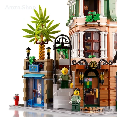 Lego 10297 Бутиков хотел Boutique Hotel 10297 LEGO Icons, снимка 5 - Колекции - 51389962