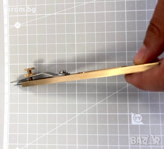 макетен нож с дистанционер за кожа, кожарски, сарашки, резец, снимка 9 - Други инструменти - 29462785