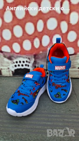 Английски детски маратонки Marvel, снимка 4 - Детски маратонки - 54291138