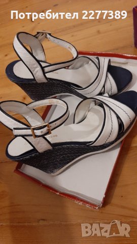 Дамски сандали бели, снимка 5 - Сандали - 40776277