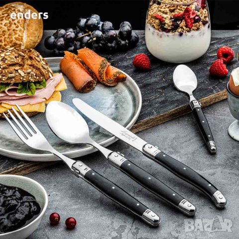 Комплект прибори за хранене Laguiole Style de Vie Premium Black, снимка 4 - Прибори за хранене, готвене и сервиране - 42179353