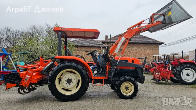 Японски трактор Kubota KL250H (High-speed) с челен товарач и фреза, 4х4, 25 кс, АграБГ Джолев, снимка 5 - Селскостопанска техника - 49739784
