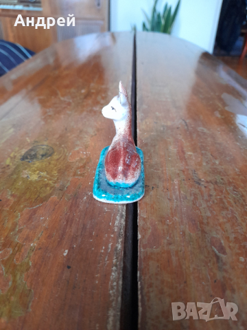 Стара порцеланова фигура,сърничка #5, снимка 2 - Други ценни предмети - 44639733