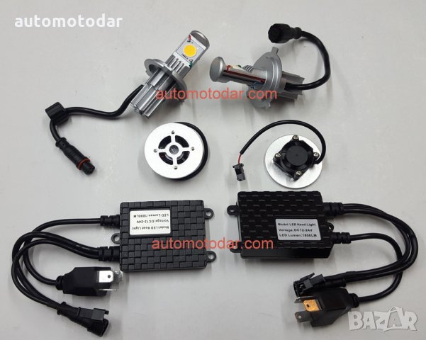 H4 LED КСЕНОН CREE-12/24V, снимка 2 - Аксесоари и консумативи - 35454464