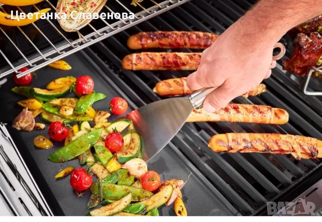 Шпатула/Обръщач за скара ,барбекю Rösle 25063, неръждаема стомана, 29x10x2,5 см, снимка 4 - Други стоки за дома - 52402150