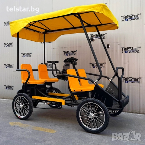 Електрическата рикша с педали Tourist-4 23Ah , снимка 2 - Мотоциклети и мототехника - 52414992