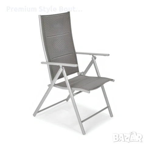 Луксозен регулируем стол за тераса и градина – Устойчив на атмосферни условия, снимка 3 - Други стоки за дома - 54158777