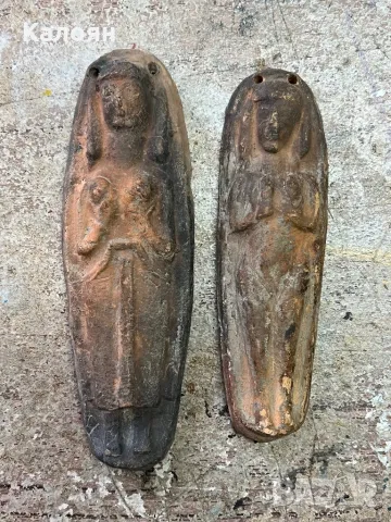 Старинна теракотена фигурка Нео-Вавилонска , снимка 7 - Други ценни предмети - 47312007