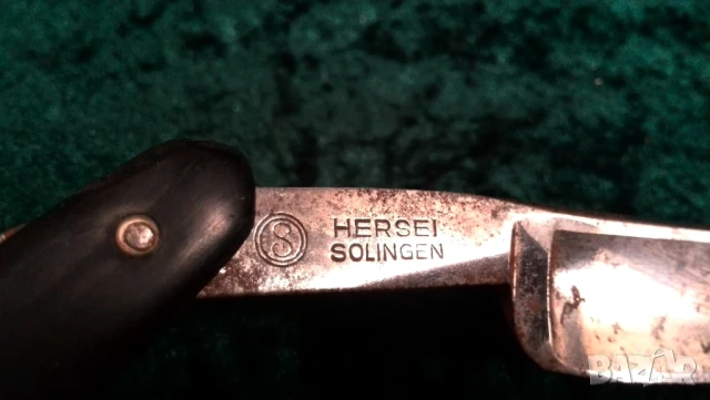 Уникален немски бръснач Solingen, снимка 5 - Антикварни и старинни предмети - 51309486