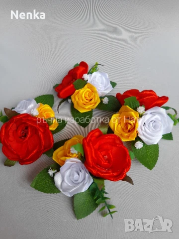 Венчета, китки,шноли за народна носия , снимка 14 - Аксесоари за коса - 50764933