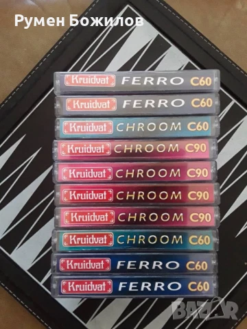 6 хромни и 4 нормални редки и красиви касети със записи, снимка 1