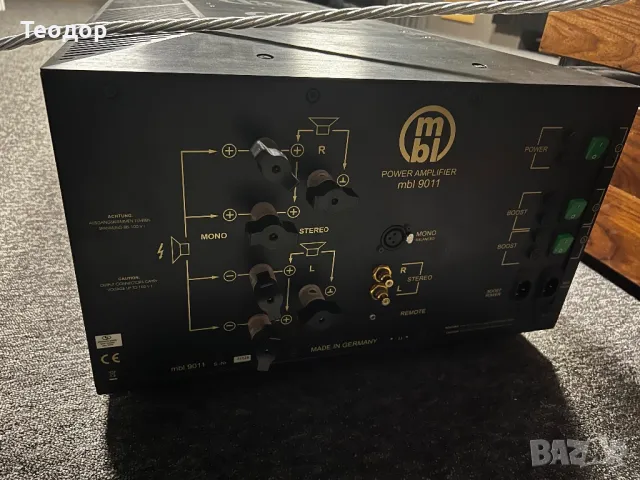 Моно - стерео усилвател на мощност MBL 9011, снимка 2 - Ресийвъри, усилватели, смесителни пултове - 49308682
