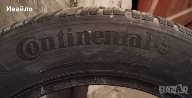 Продавам 1 брой зимна гума 205.55.16 дот 2019 Контентал , снимка 4 - Гуми и джанти - 52980683