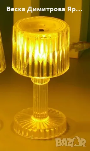 Мини LED нощна лампа с бутон за самозахранване на батерията, снимка 4 - Друга електроника - 47915281