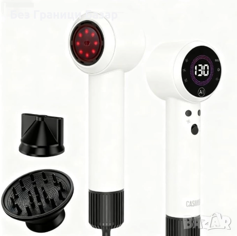 Нов Сешоар с йонна технология за гладка и блестяща коса жени прическа