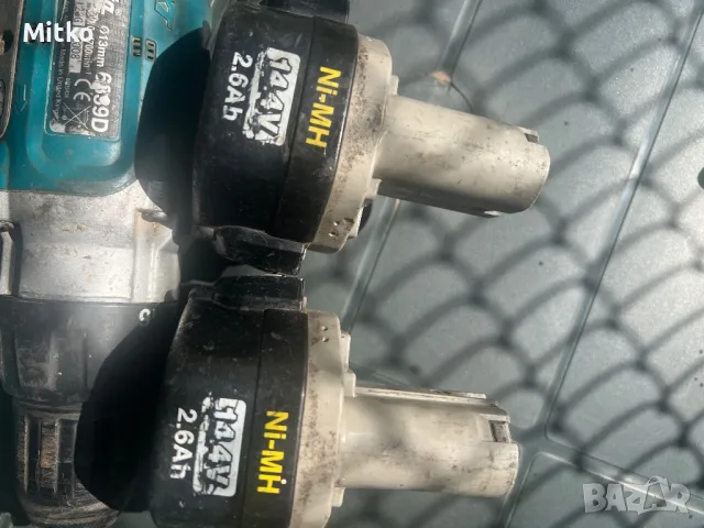 Комплект Makita гайковерт и винтоверт две батерии и зарядно, снимка 6 - Винтоверти - 49966687