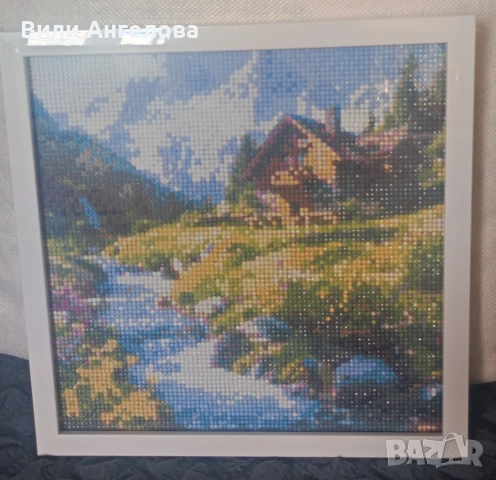 Диамантен гоблен с рамка 30/30, снимка 5 - Гоблени - 53929586