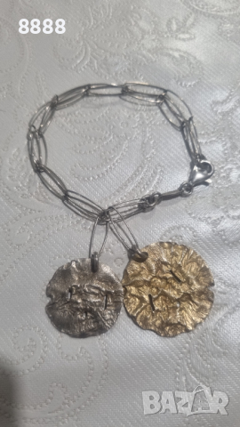 Vintage италиянска сребърна гривна 