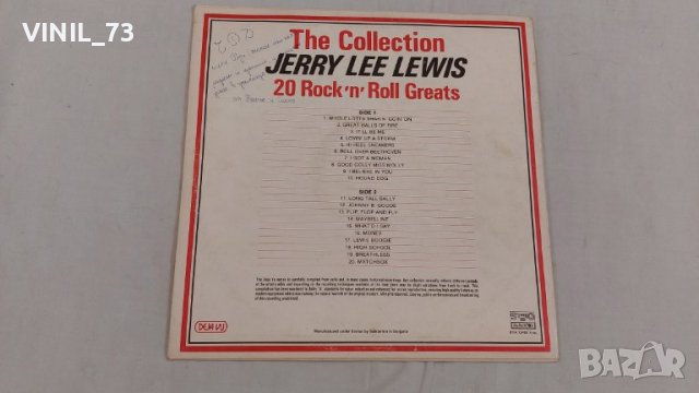 Jerry Lee Lewis – The Collection: 20 Rock'n'Roll Greats ВТА 12468, снимка 2 - Грамофонни плочи - 39495180