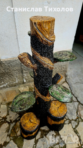 Цветарник от щампован бетон