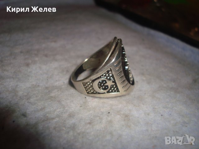ТУРСКИ МОДЕН ПРЪСТЕН с ТУГРА БЛАГОРОДНА НЕРЪЖДАЕМА СТОМАНА 27557, снимка 6 - Пръстени - 36770105