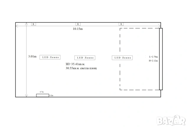 ГАРАЖ под наем за 2 коли в кв. Овча Купел, от Собственик, снимка 6 - Гаражи и паркоместа - 53124548