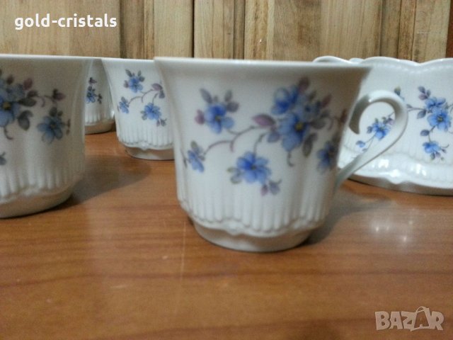 порцелан Бавария чаши за чай, снимка 3 - Антикварни и старинни предмети - 34978936