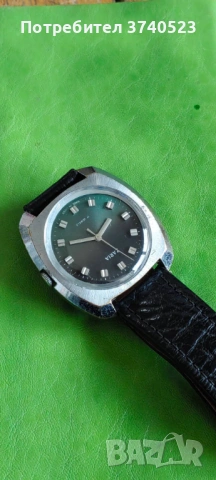 Винтидж от 80-те механичен Съветски USSR часовник ZARIA 17-JEWELS  с ръчно навиване, снимка 3 - Мъжки - 54125832