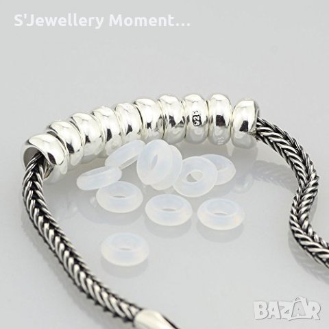 Пандора 925 талисмани стопър- 2бр, снимка 3 - Гривни - 35522290