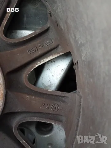 Алуминиеви джанти с гуми за Паcат Б5, снимка 3 - Гуми и джанти - 50059913