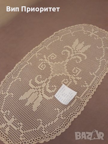 Каре елипсовидно на една кука № 10 ръчна изработка