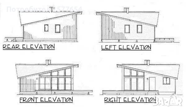 Къща,Бунгало,Преместваема къща,Сглобяеми къщи,Модулни,Жилищни-131,3м²