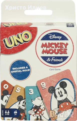 Карти за игра UNO Mattel Оригинални Уно Disney Дисни с Мики Маус
